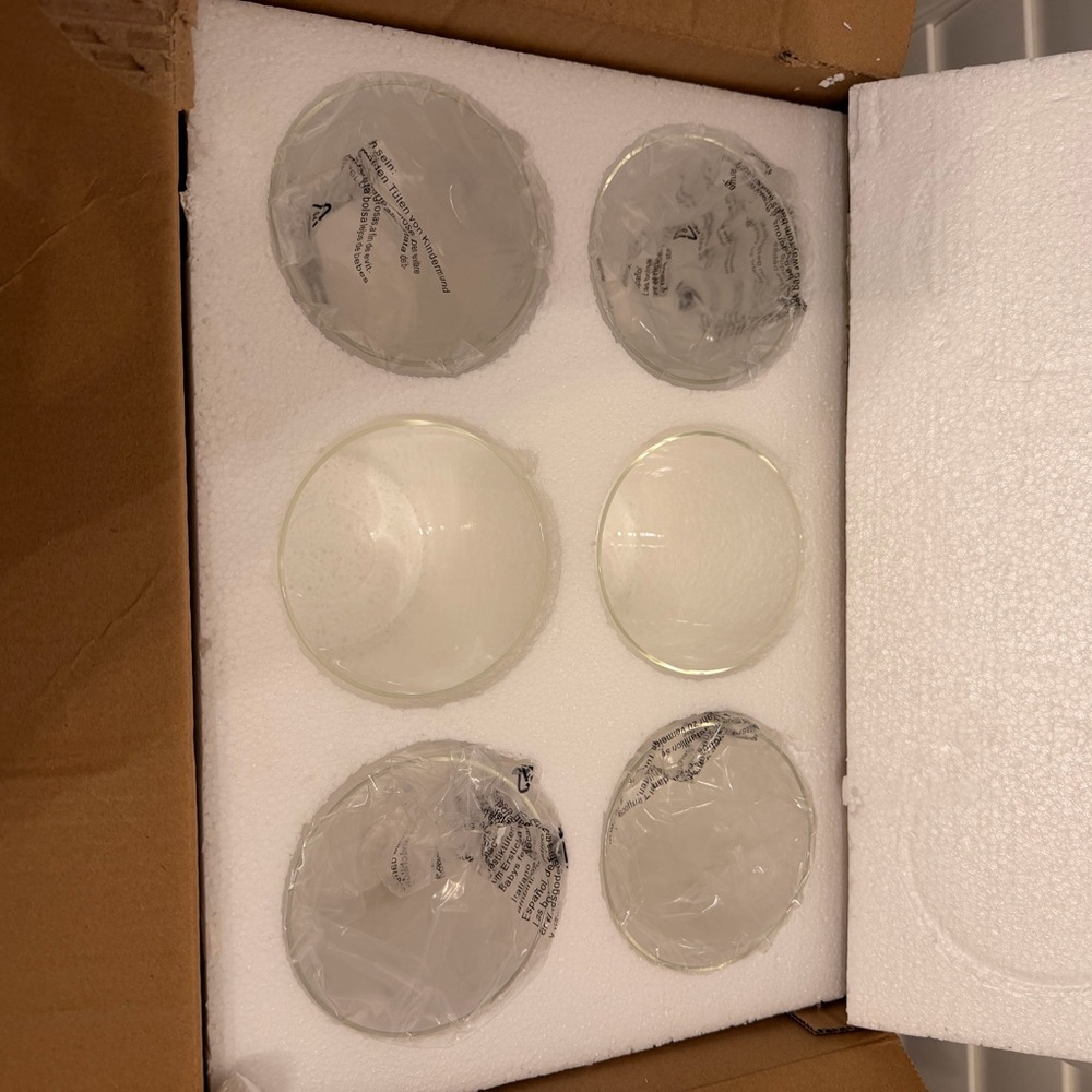 6 Pack Clear Glass Shades Replacement - Picture 9 of 11
